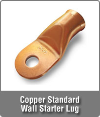 Copper Standard Wall Starter Lug