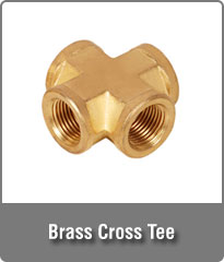 Brass Cross Tee