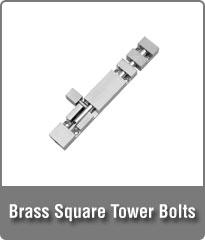 Brass Square Tower Bolts