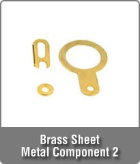 Brass Sheet Metal Component 2